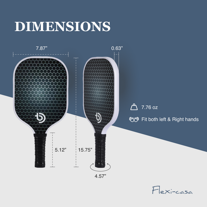 Fiberglass Pickleball Paddle Set – USAPA Approved Pickleball Paddles for Beginners & Adults