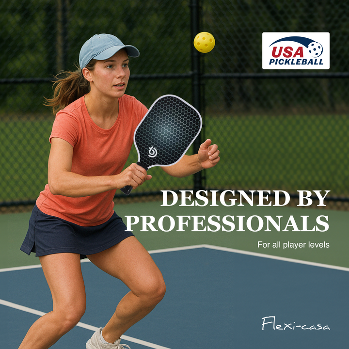 Fiberglass Pickleball Paddle Set – USAPA Approved Pickleball Paddles for Beginners & Adults