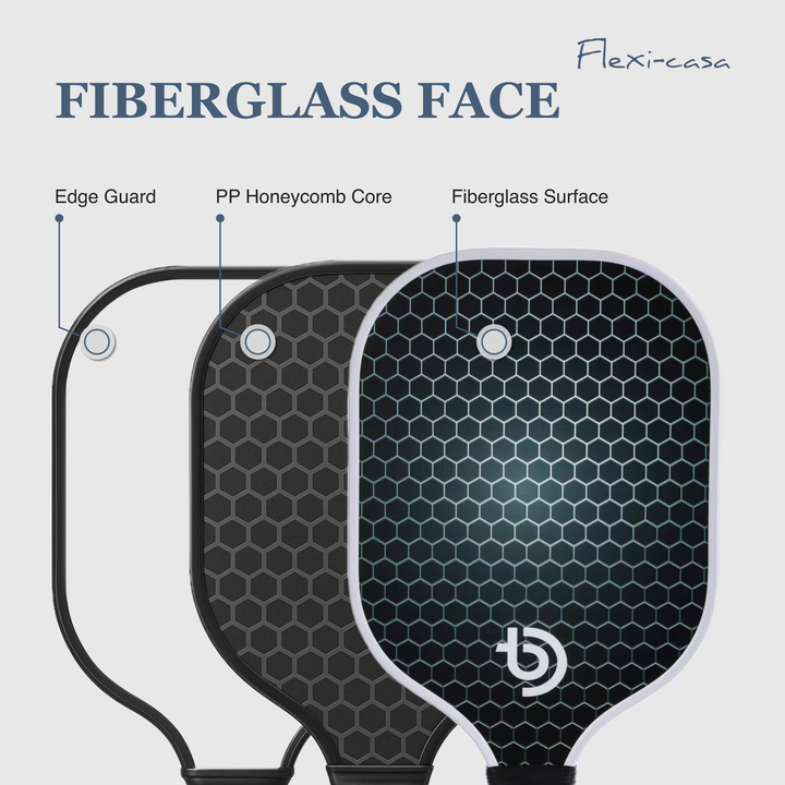 Fiberglass Pickleball Paddle Set – USAPA Approved Pickleball Paddles for Beginners & Adults