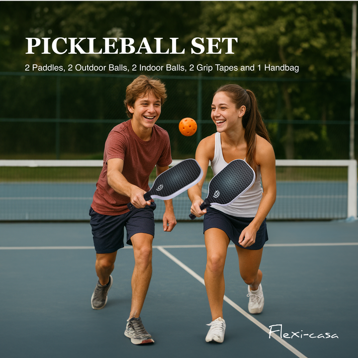 Fiberglass Pickleball Paddle Set – USAPA Approved Pickleball Paddles for Beginners & Adults