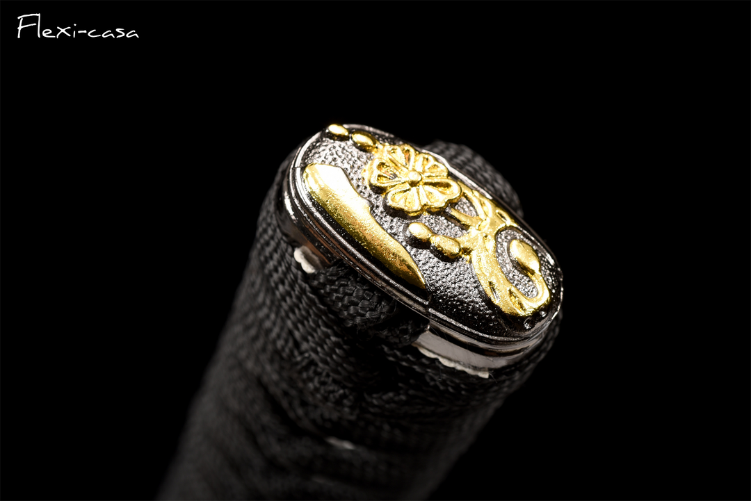 Hand-Forged Blue Katana – 1060 High Carbon Steel, Lacquered Scabbard, Red Cord Handle