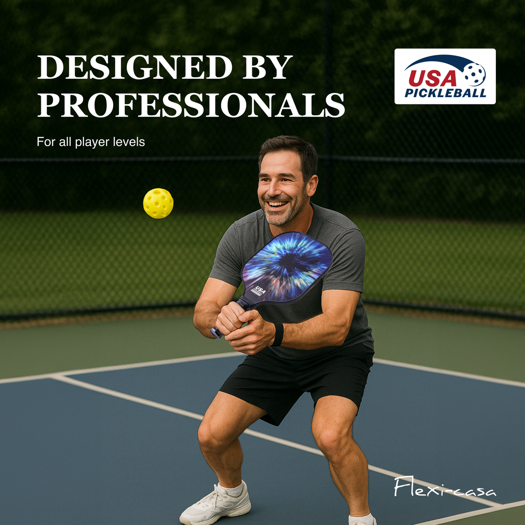 Premium Carbon Fiber Pickleball Paddle Set – USAPA Approved for Advanced Players | Lightweight Carbon Fiber Surface